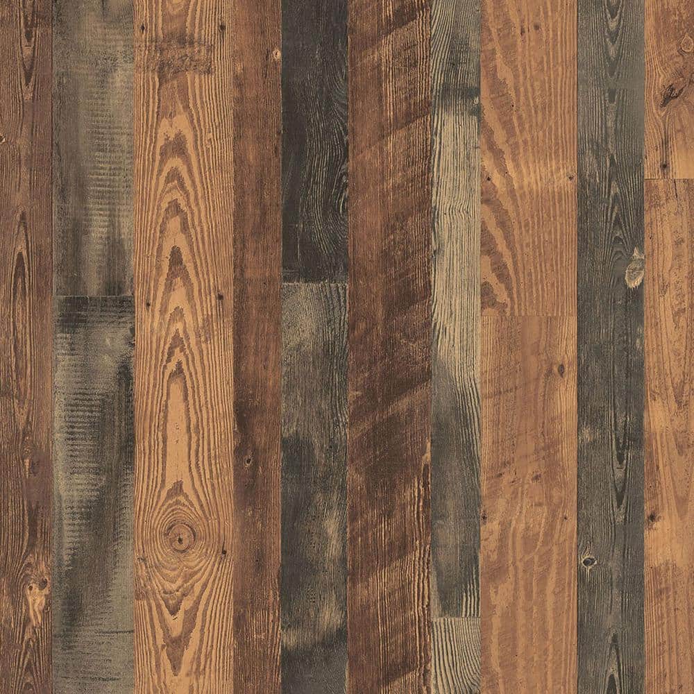 4 ft. x 8 ft. Laminate Sheet in Antique Bourbon Pine Premium SoftGrain - Hercitys