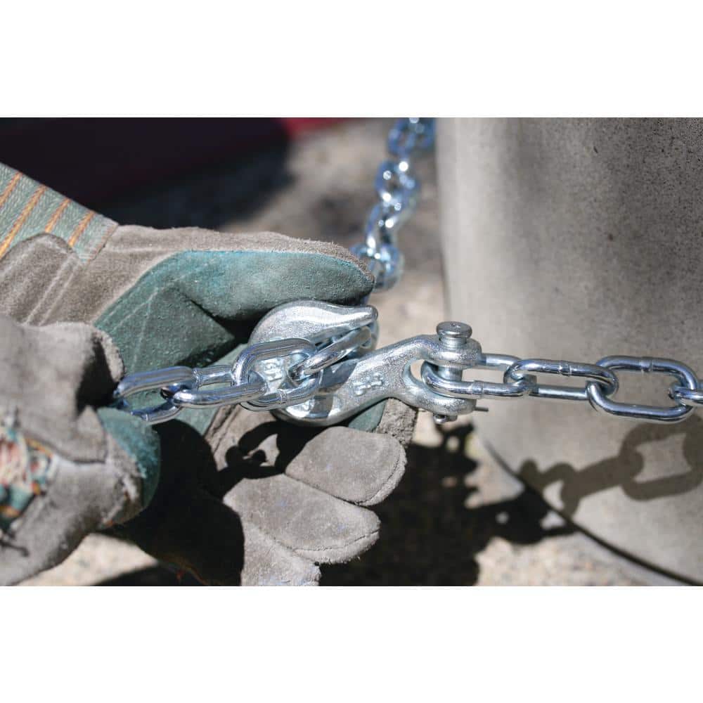 #135 x 115 ft. Handy Link Zinc Plated Steel Chain - Hercitys