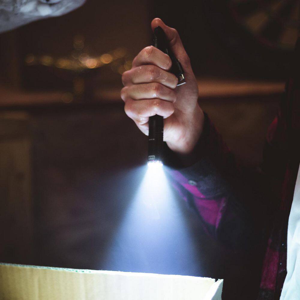 360 LUMENS RECHARGEABLE BATTERY LED POCKET PEN FLASHLIGHT - Hercitys