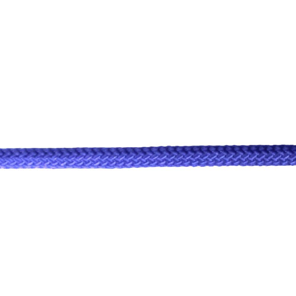 16-Strand Diamond Braid Utility Rope – 1/2 in. x 50 ft., Blue - Hercitys
