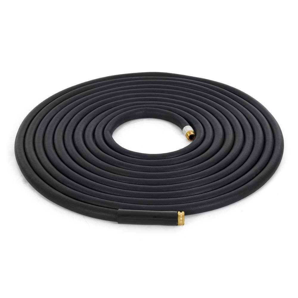 0.75 in. Dia x 50 ft. Heavy-Duty Garden Water Hose with Brass Fittings - Hercitys