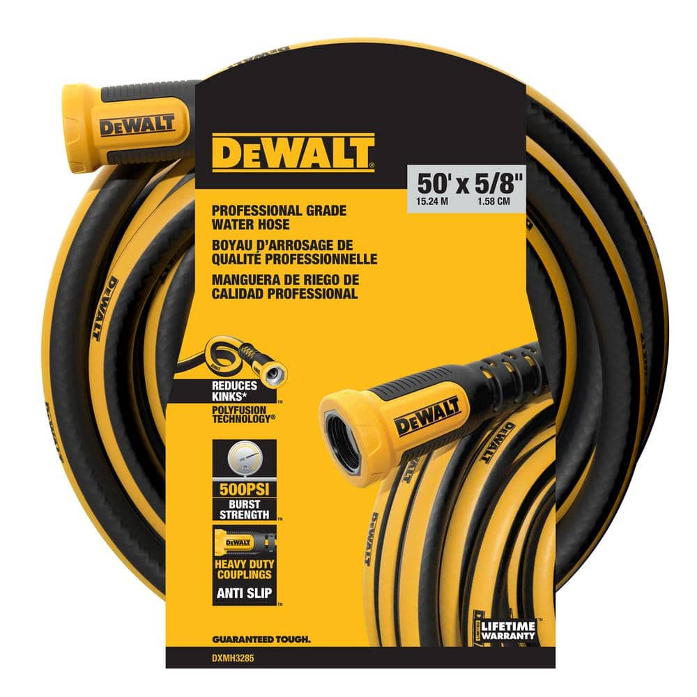 5/8 in. Dia x 50 ft. Professional Grade Heavy-Duty Water Hose - Hercitys