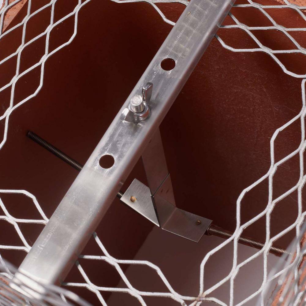 13 in. x 13 in. Chimney Cap in Stainless Steel - Hercitys