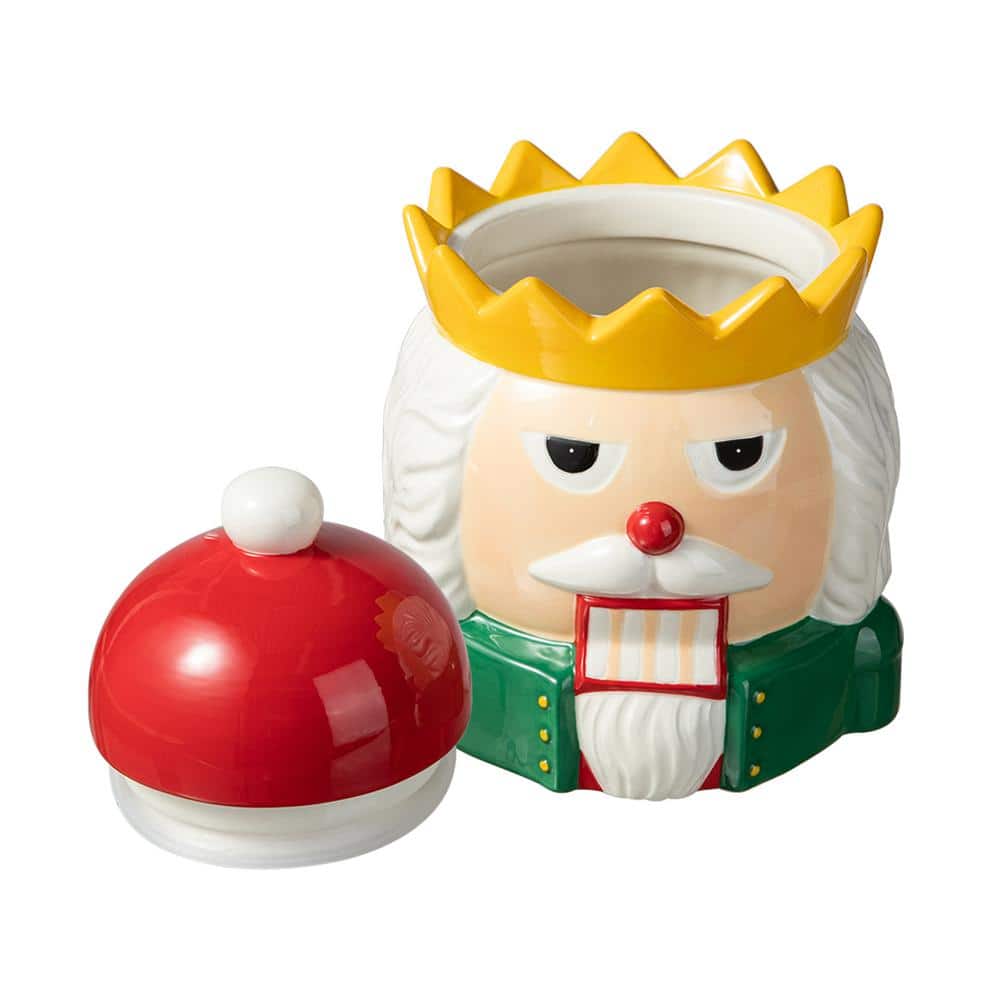 3-Piece Dolomite Christmas Nutcracker Cookie Jar Set - Hercitys