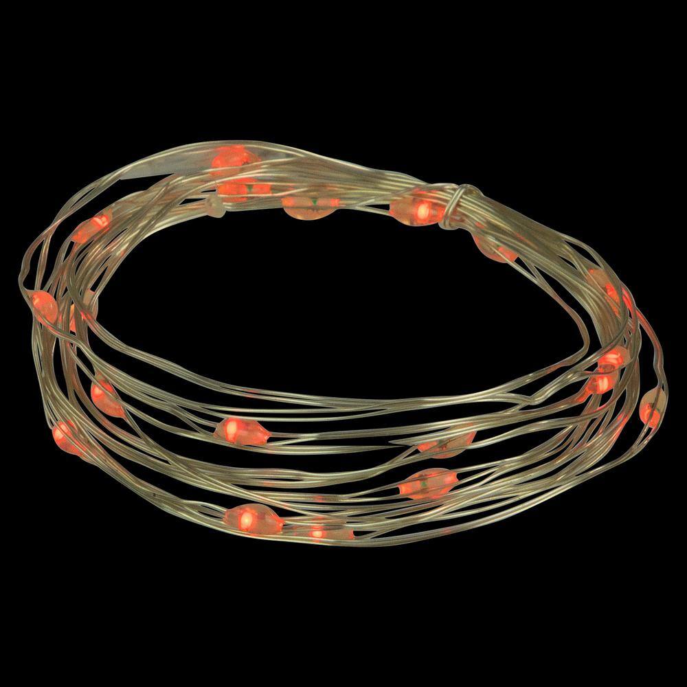 20-Count Red LED Micro Fairy Lights-6 ft. Copper Wire - Hercitys