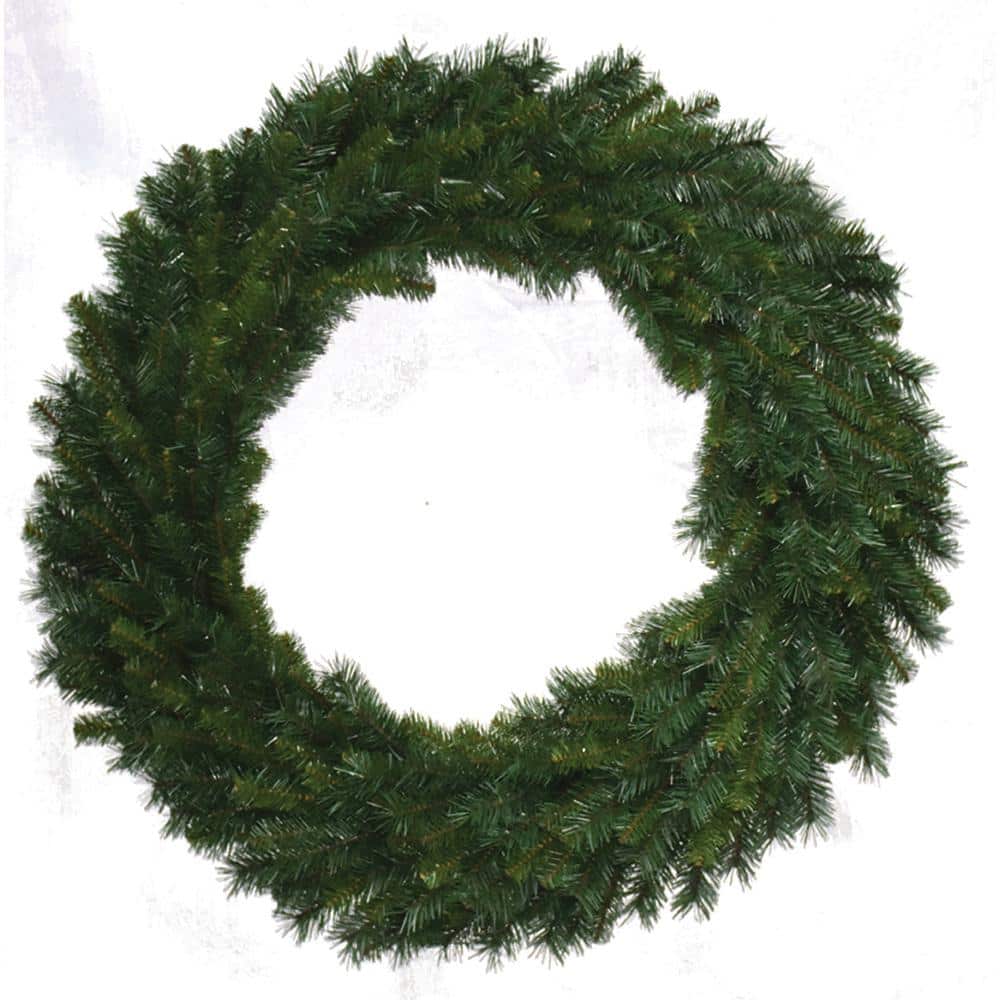 48 in Unlit Multi Pine Wreath with 400 tips - Hercitys