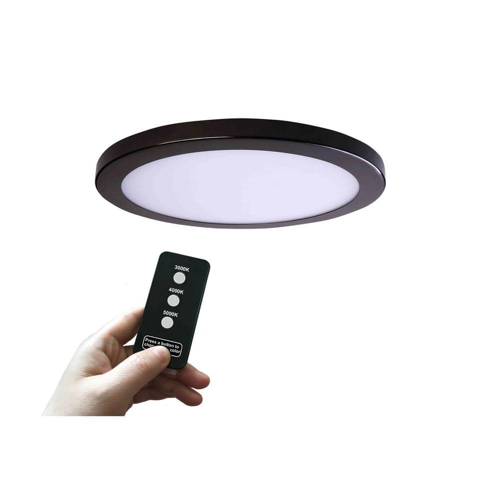 11 in. Bronze Multi-Color Remote Platter - Hercitys