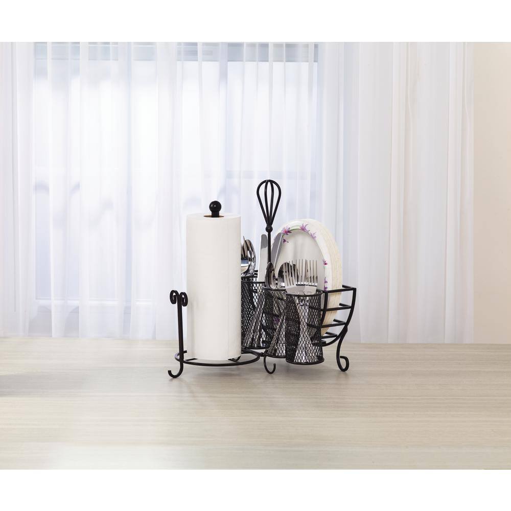 12.95 in. x 14.06 in. x 15 in. 5 Compartment Avilla Picnic Caddy - Hercitys