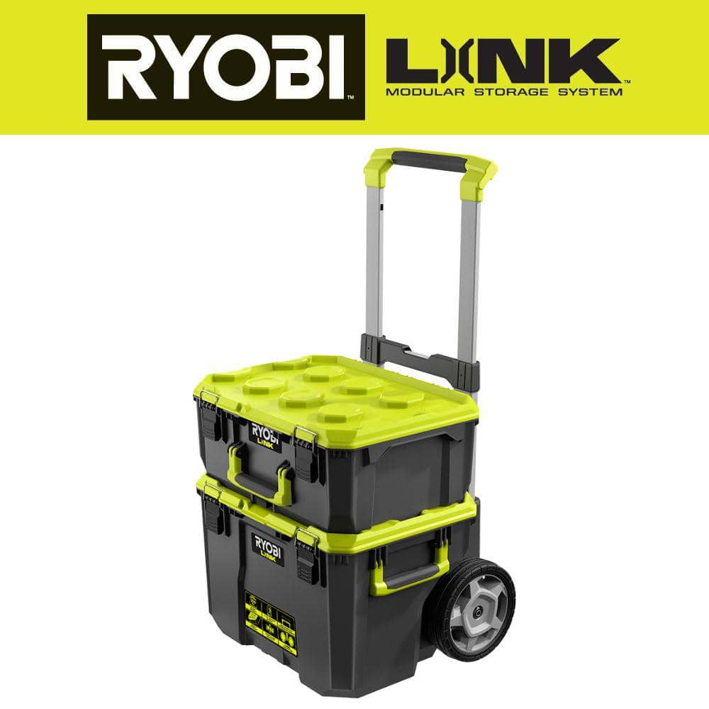 22.2 in. LINK Rolling Tool Box with LINK Medium Tool Box - Hercitys