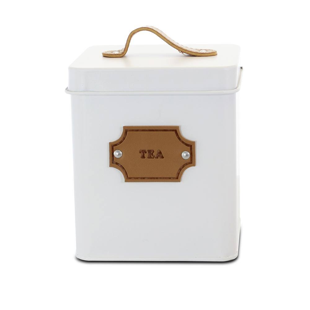 5-Piece Metal Cannister Set with Metal Tops - Hercitys