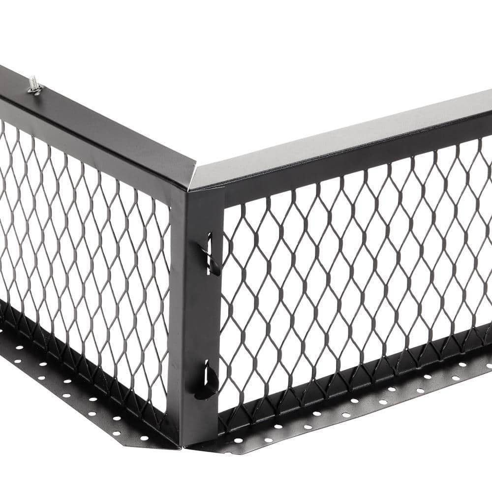 41 in. x 17 in. x 8 in. H Chimney Cap in Black Galvanized Steel - Hercitys