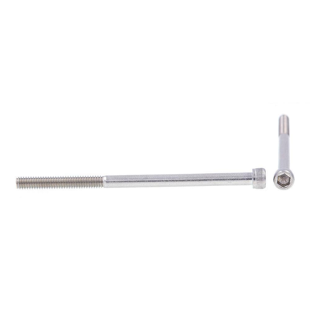 #8-32 x 3 in. Grade 18-8 Stainless Steel Internal Hex Drive Socket Head Cap Screws (10-Pack) - Hercitys