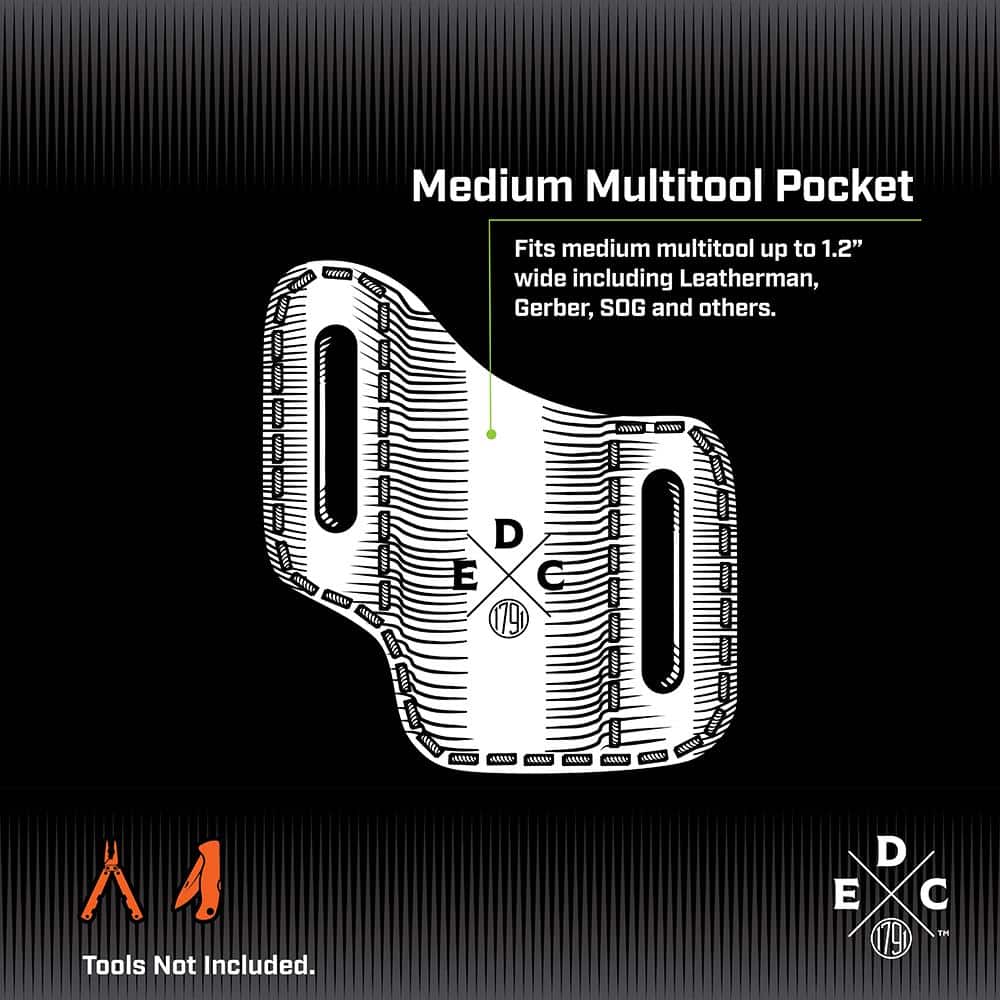 4.7 in. Standard Medium Chestnut Full-Grain Leather Tool Organizer - Hercitys