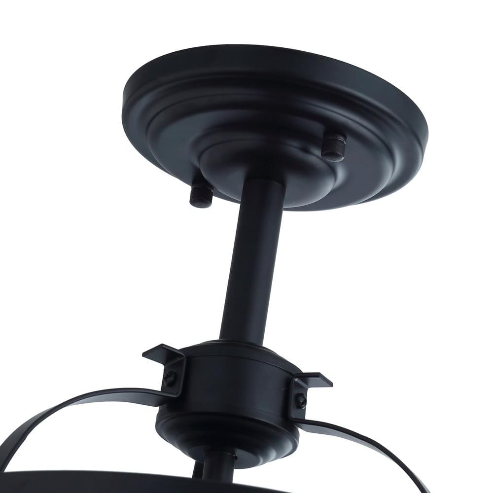 11.8 in. 3-Light Modern Crystal Semi-Flush Mount - Hercitys