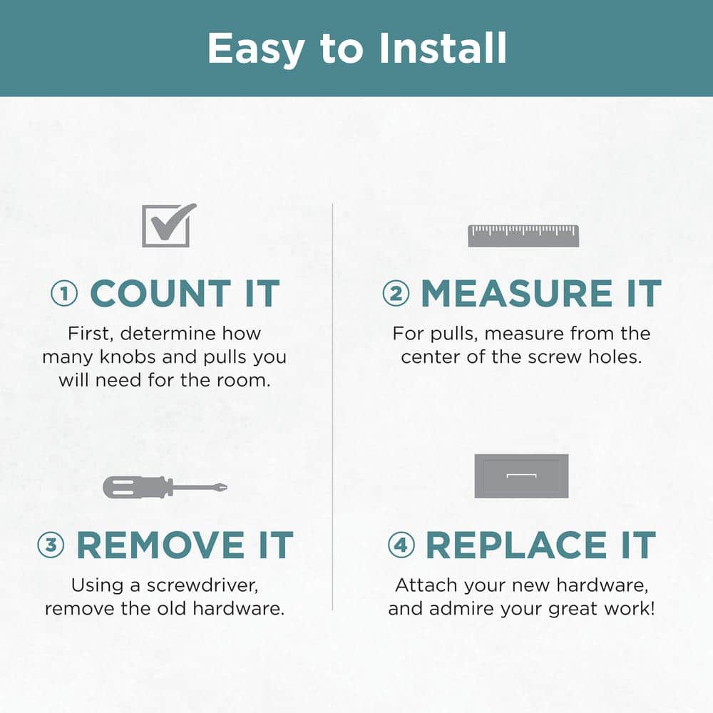 (10-Pack) Fluted 1-1/4 in. (32 mm) Modern Matte Black and Modern Gold T-Shaped Bar Cabinet Knobs - Hercitys