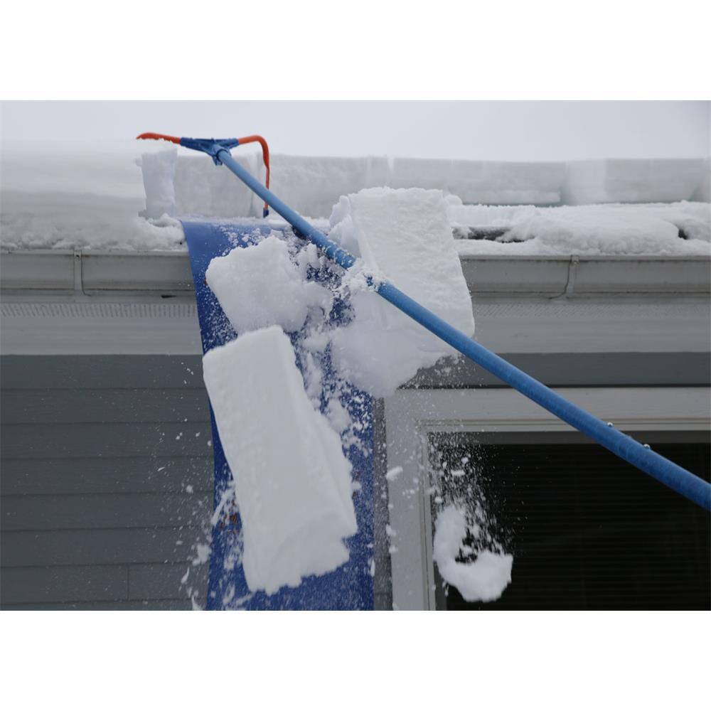 186 in. Fiberglass Handle Roof Snow Removal System - Hercitys