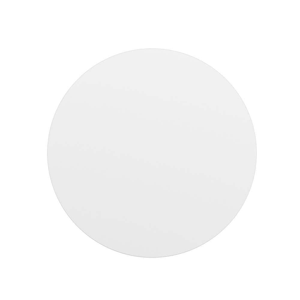 30 in. White/Gray Round Table Top Only - Hercitys