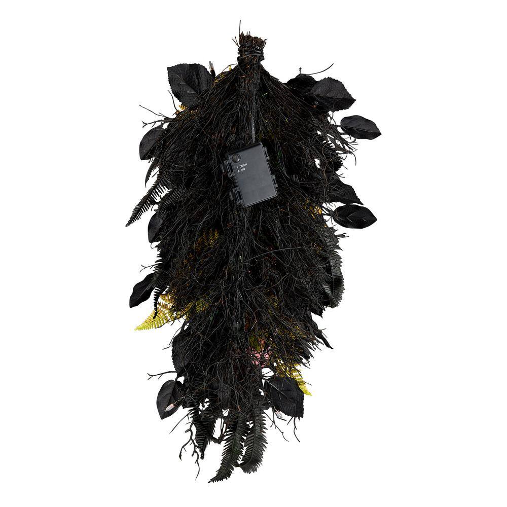 26 in. Cute and Creepy Halloween Swag with LED Lights - Hercitys