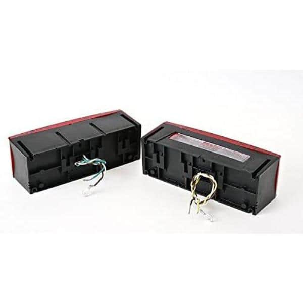 12-Volt LED Low Profile Submersible Rectangular Trailer Light Kit - Hercitys