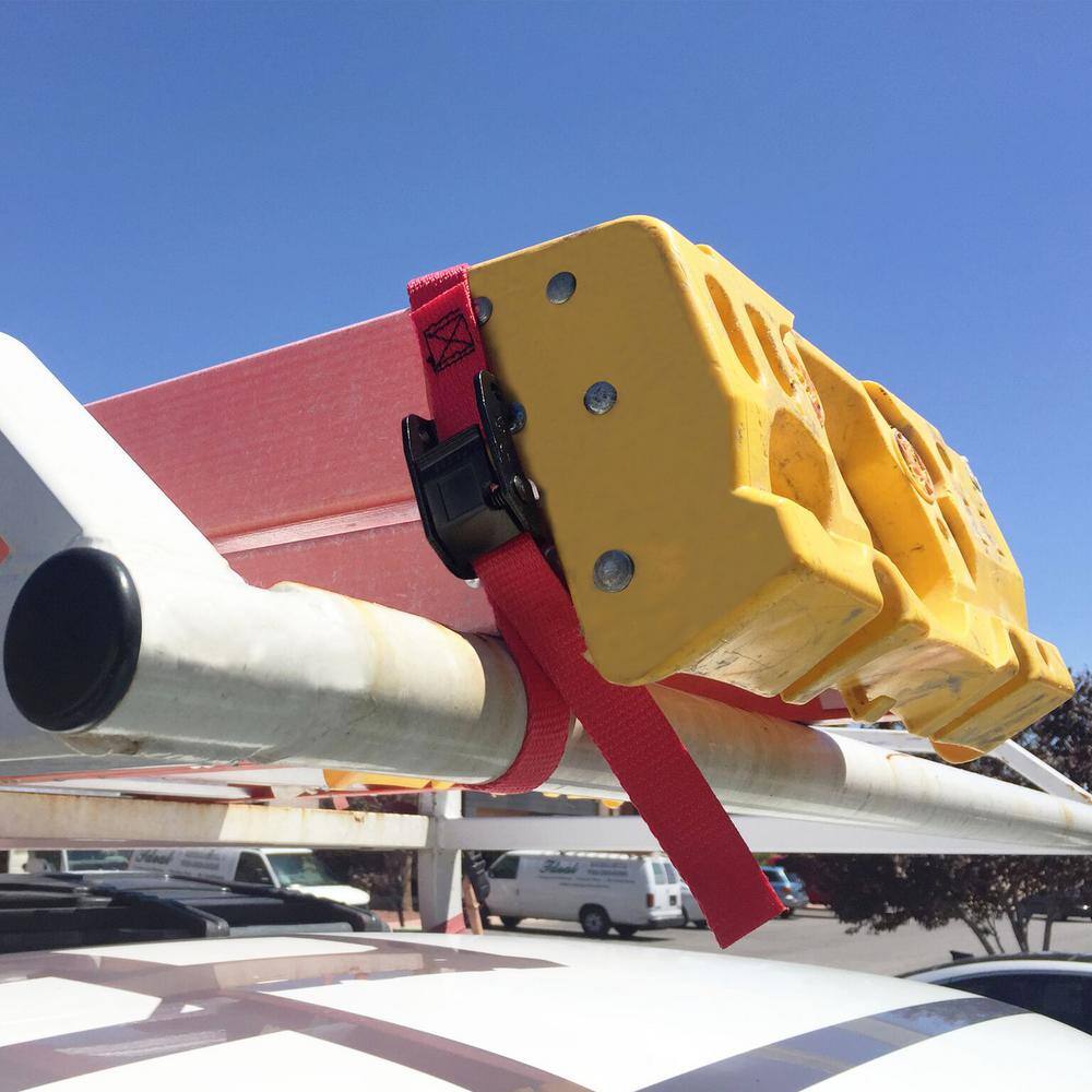 3 ft. x 1 in. Cam with Cinch Strap in Red (2-Pack) - Hercitys