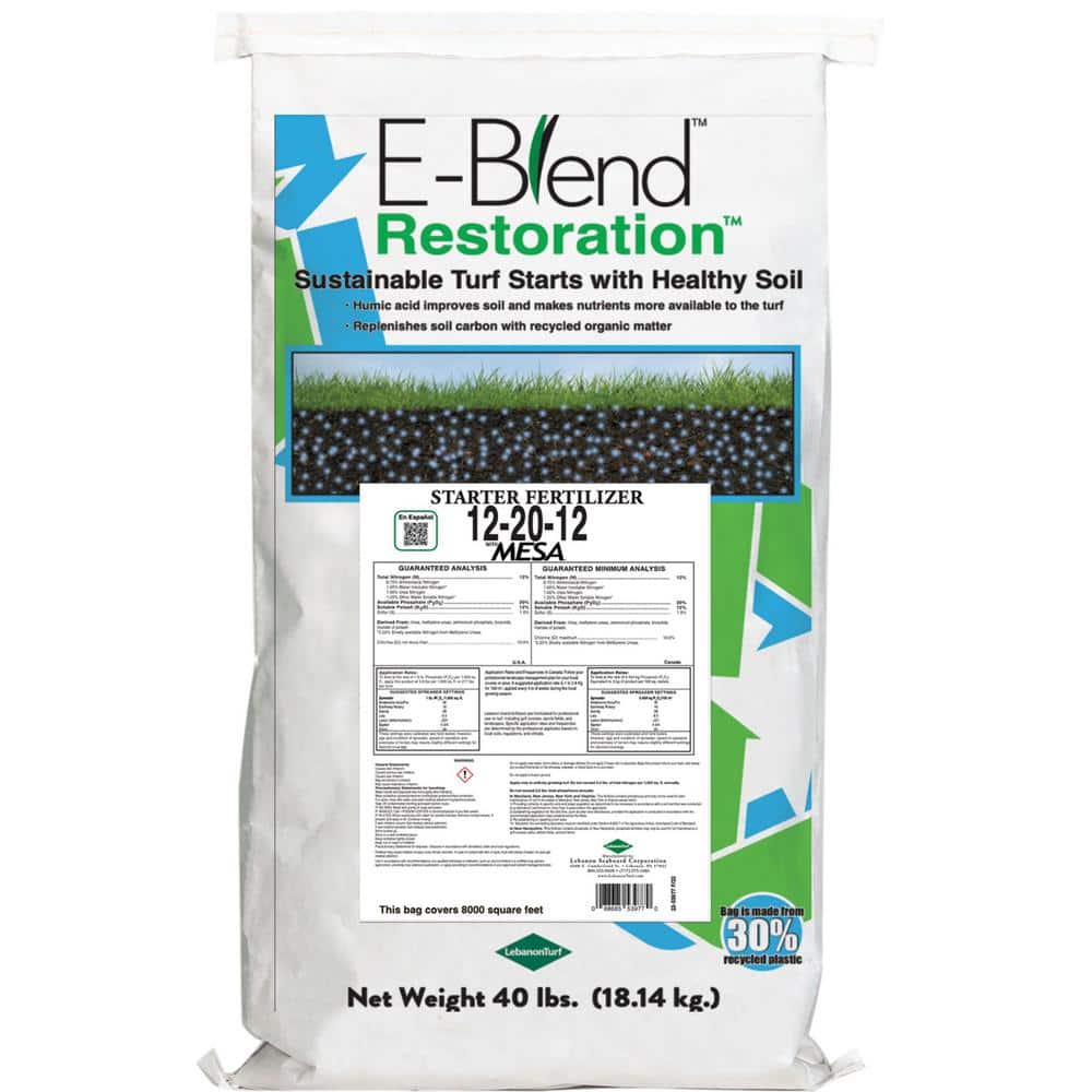 40 lbs. Restoration Starter Fertilizer 12-20-12, Covers up to 8,000 sq. ft. - Hercitys