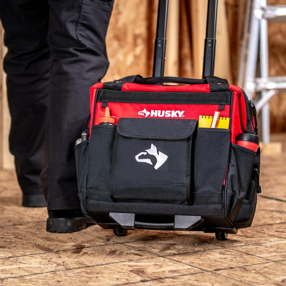 14 in. 13 Pocket Rolling Tool Bag - Hercitys