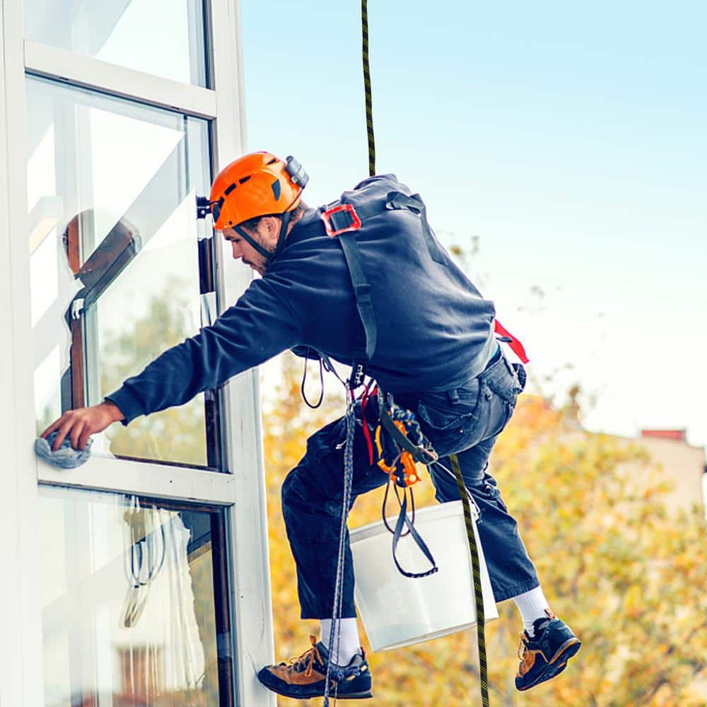 50 ft. Fall Protection Rope Polyester Roofing Rope Climbing Lanyard CE Compliant Fall Arrest Protection Equipment - Hercitys