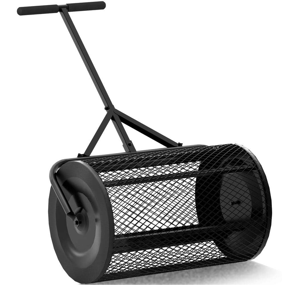 24 in. Metal Handle Peat Moss Compost Spreader - Hercitys