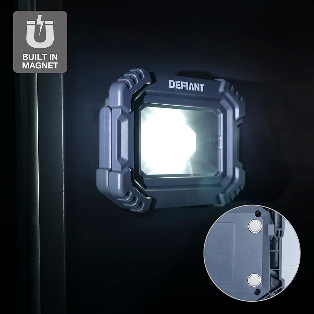 3000 Lumens Rechargeable Magnetic Utility Light With Power Bank (2-Pack ) - Hercitys