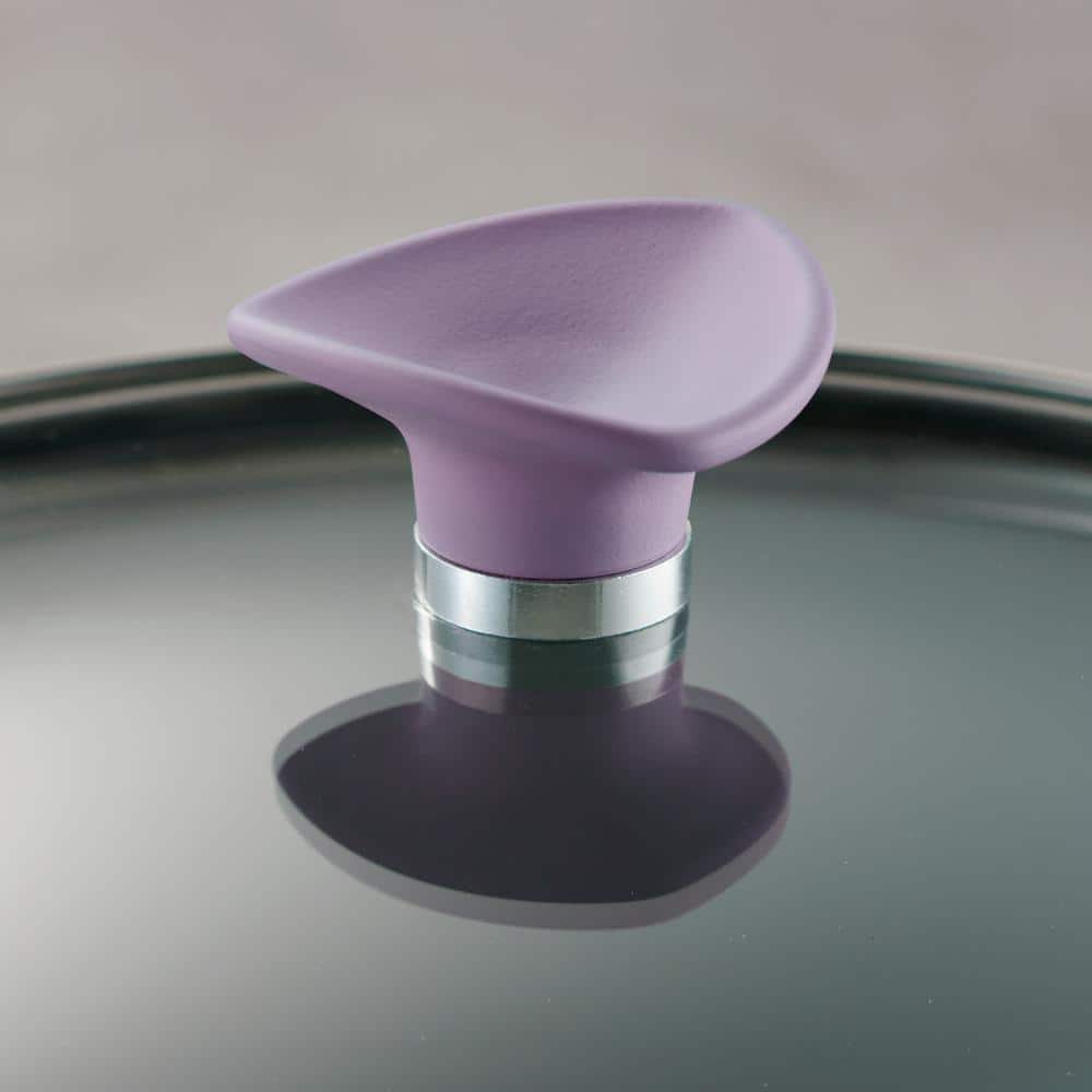 14-Piece Ceramic Cookware Set in Purple - Hercitys