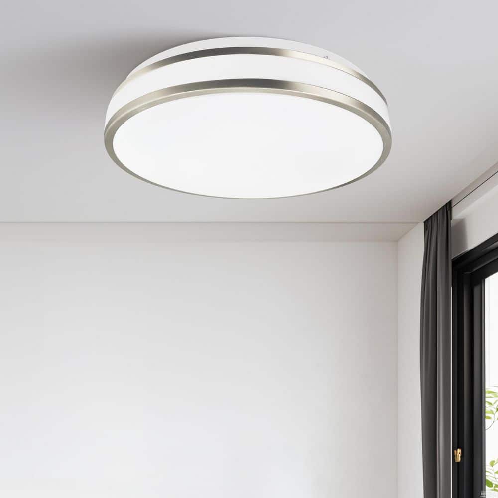 13 in. 1-Light Flush Mount Selectable LED Flush Mount Light (1-Pack) - Hercitys