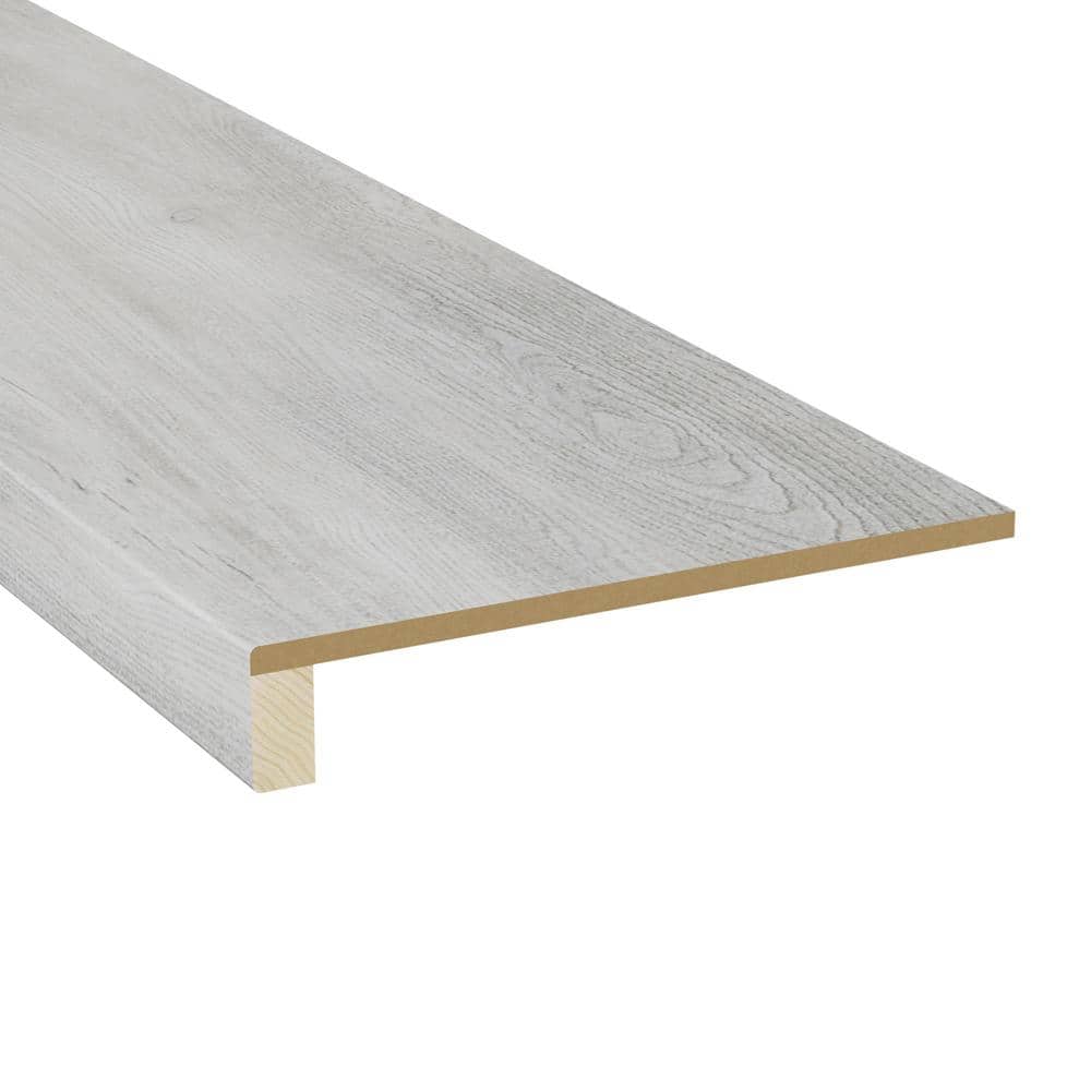 0.375 in. x 11.5 in. x 48 in. Laminate Coastal Oak No Return Modern Retread - Hercitys