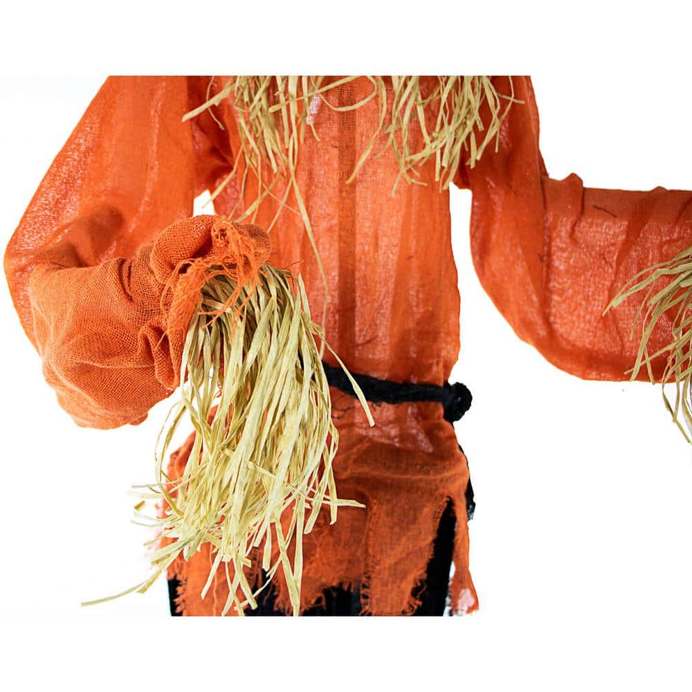 5 ft. Animatronic Skeleton Scarecrow Halloween Prop - Hercitys