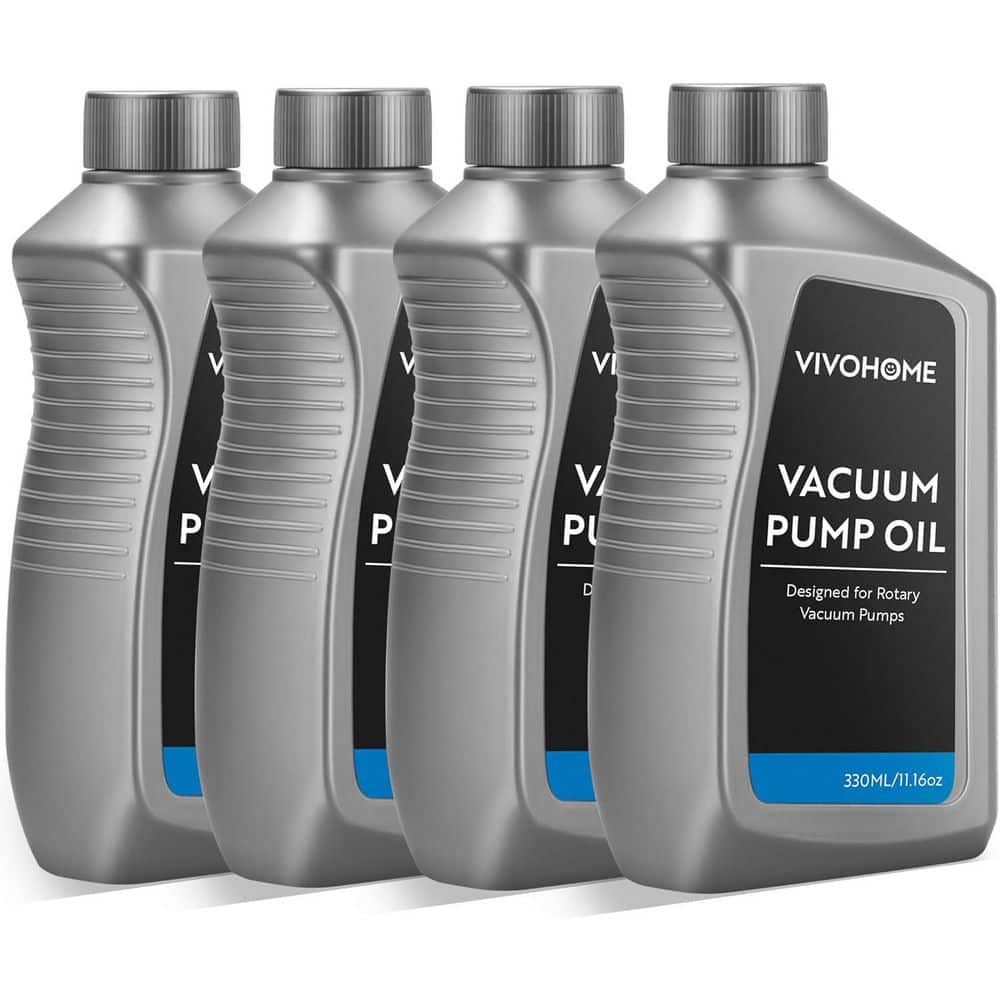 330ml/11. 16 oz. Premium Vacuum Pump Oil, High Viscosity and Low Moisture (4 Pack) - Hercitys