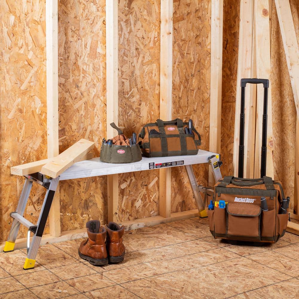 10 in. Parachute Parts Tool Bag in Brown - Hercitys