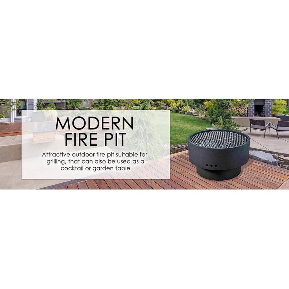 23.64 in. HotSpot Solid Base Revolver Fire Pit - Hercitys