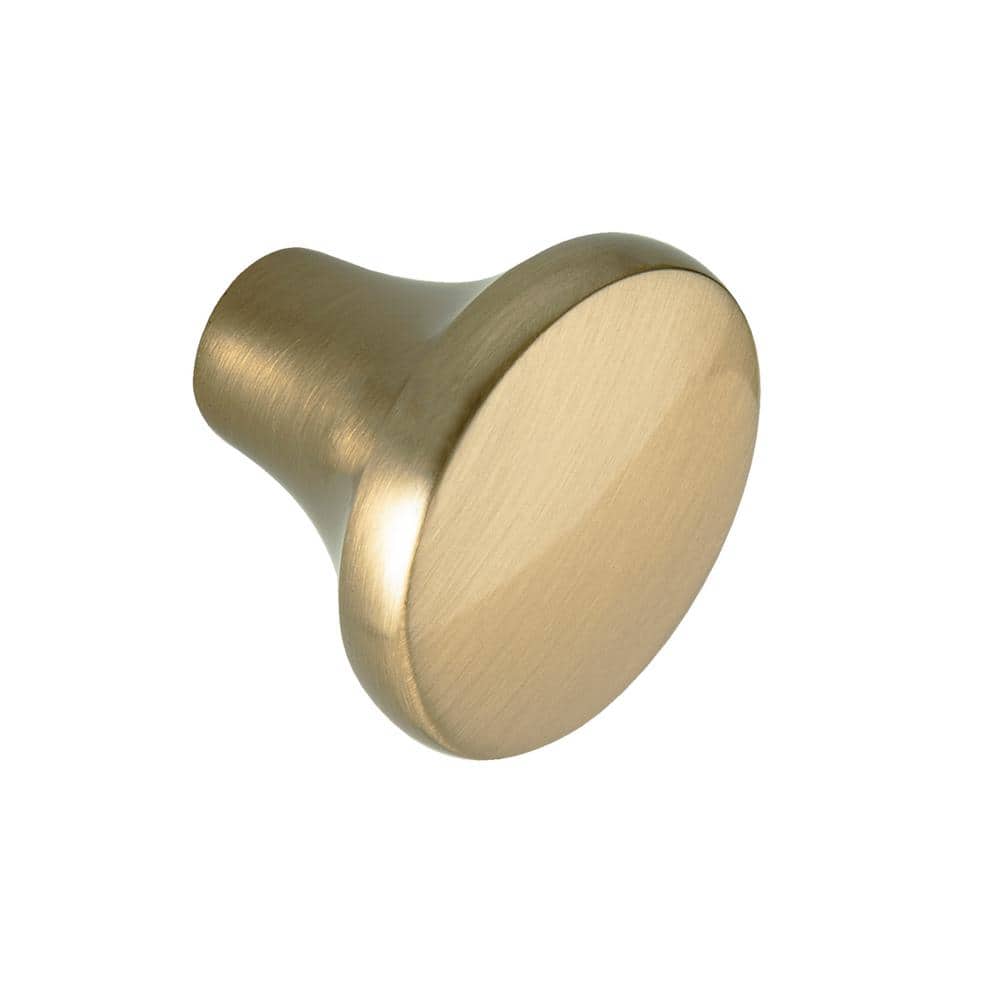 10-Pack Lancaster 1-1/8 in. (29 mm) Classic Satin Brass Round Cabinet Knob - Hercitys