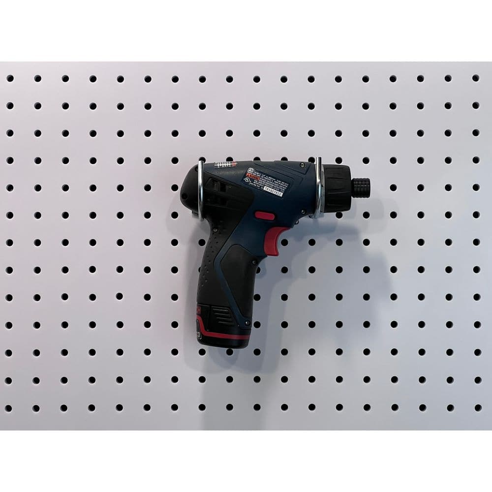 2-1/4 in. Curved 2 in. I.D. Zinc Plated Steel Pegboard Hook (10-Pack) - Hercitys