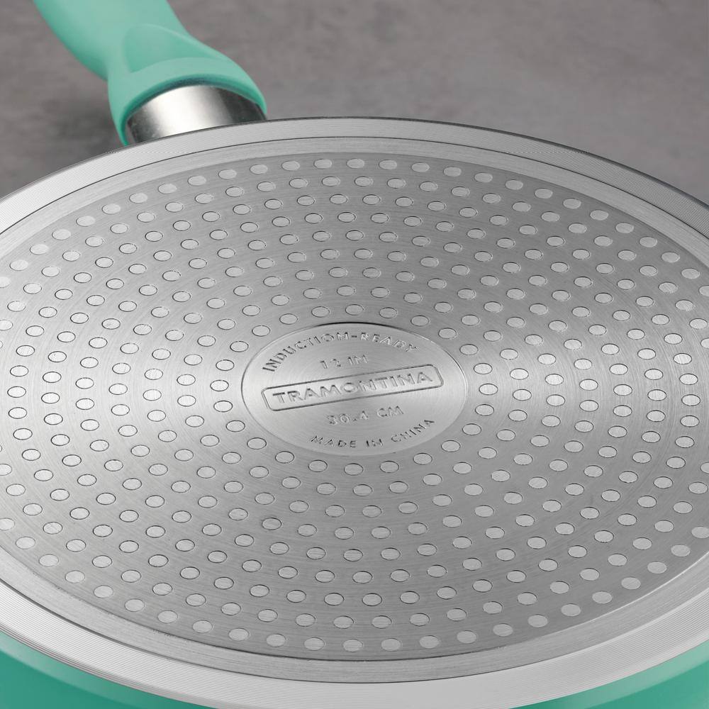 14-Piece Ceramic Cookware Set in Teal - Hercitys