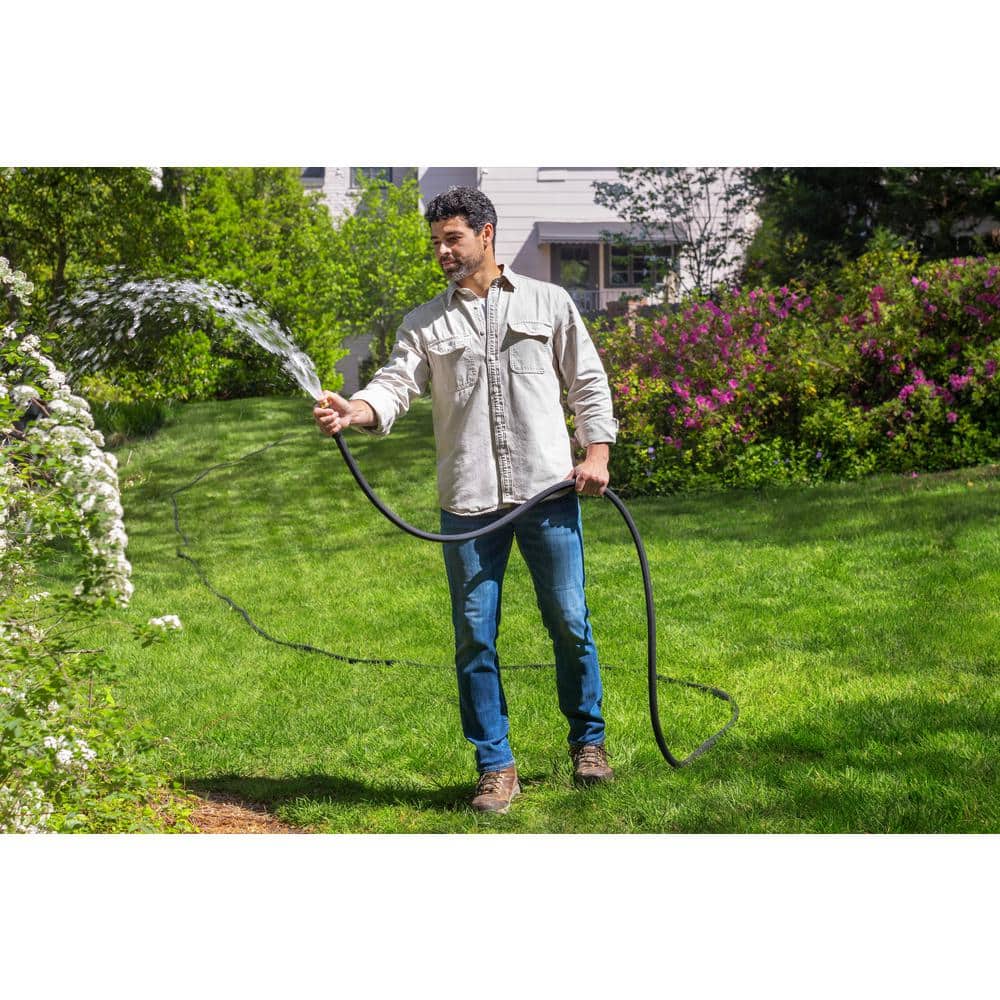 5/8 in. x 100 ft. Heavy-Duty Rubber Water Hose - Hercitys