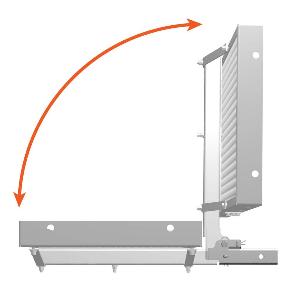 500 lb. Capacity 60 in. x 20 in. Aluminum Tray-Style Cargo Carrier (Folding 2 in. Shank) - Hercitys