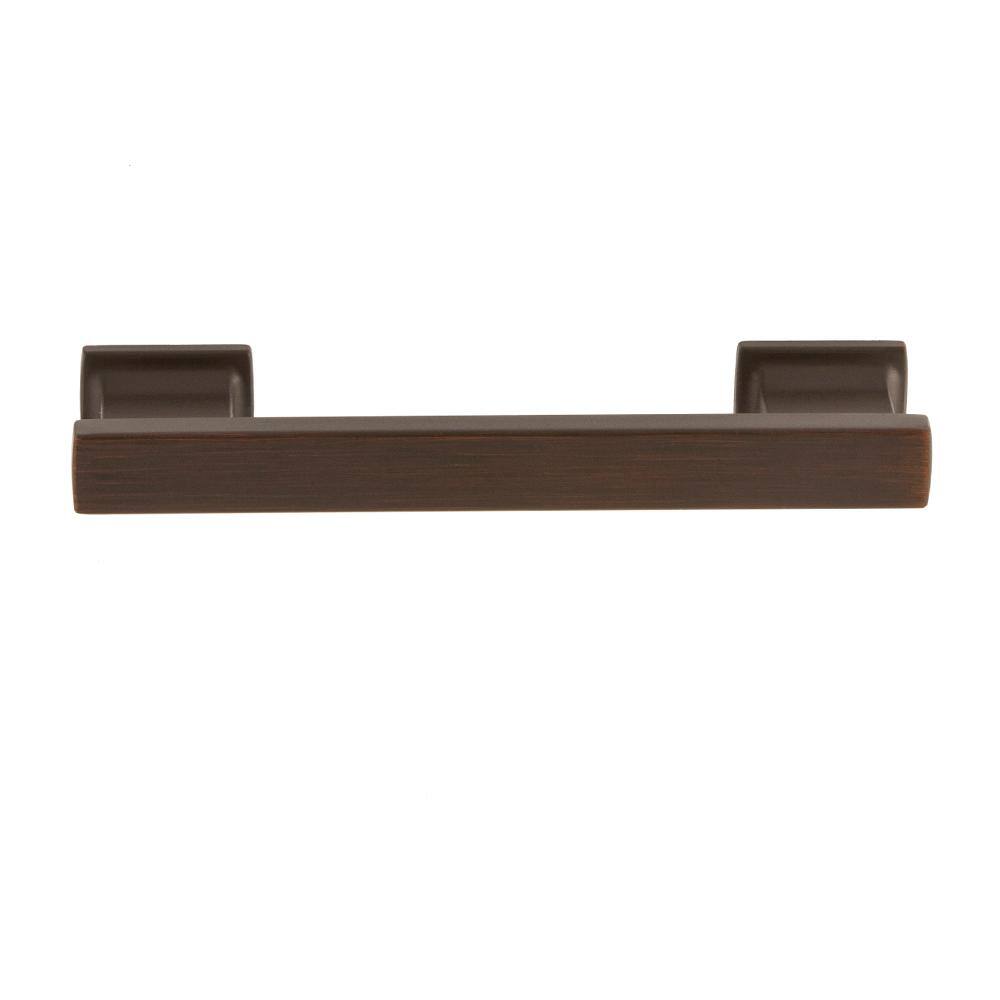 5-Pack High Desert 3-1/2 in. (89 mm) Center-to-Center Classic Oil Rubbed Bronze Bar Drawer Pull - Hercitys