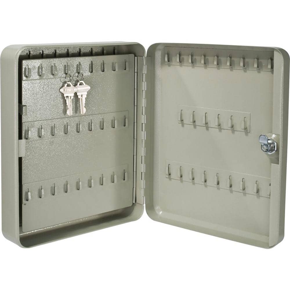 105 Key Lock Box Safe with Key Lock, Beige - Hercitys