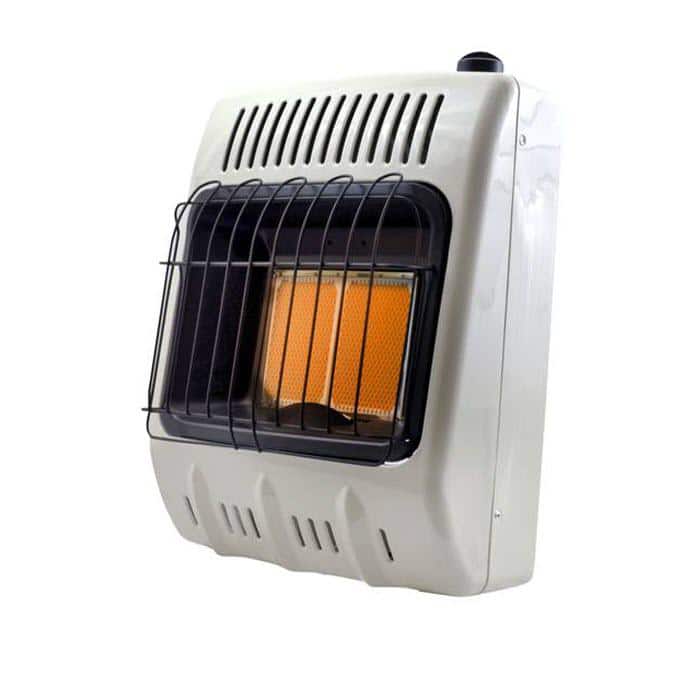 10,000 BTU Vent-Free Radiant Propane Heater with Thermostat - Hercitys