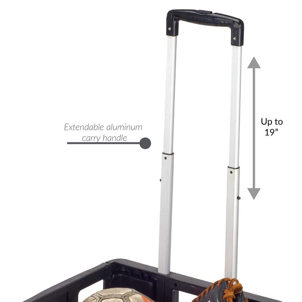 15 in. x 13 in. x 14.2 in. Tote and Go Collapsible Utility Cart - Hercitys