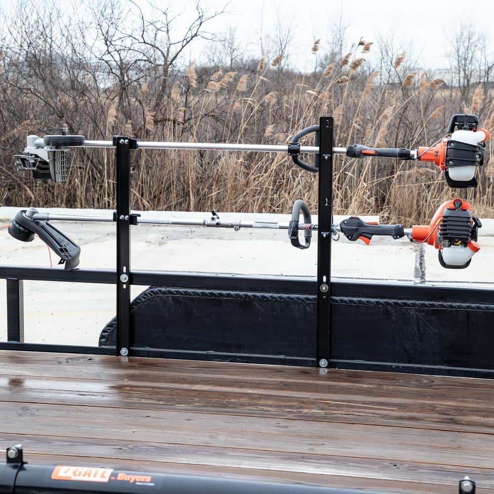 2-Position Trimmer Edger Rack Holder Open Landscape Trailer - Hercitys