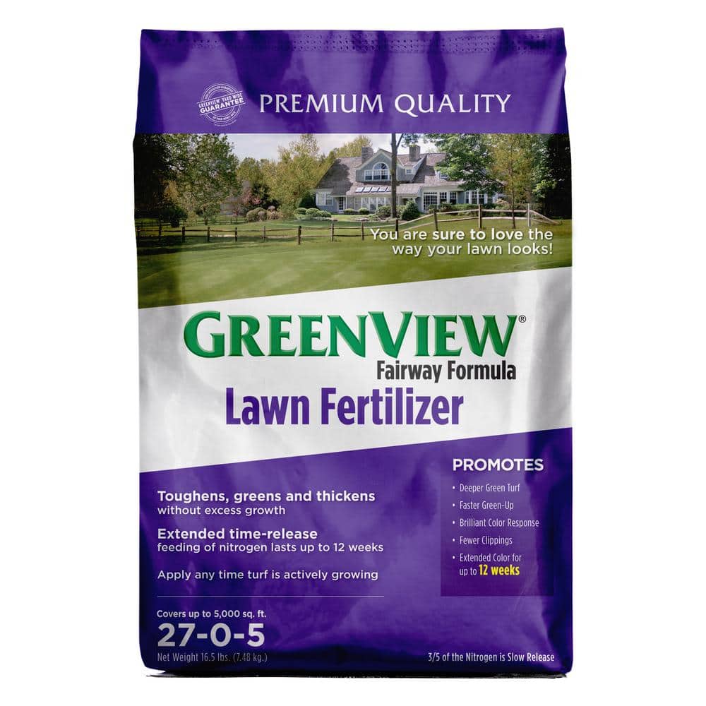 16.5 lbs. Fairway Formula Lawn Fertilizer, Covers 5,000 sq. ft. (27-0-5) - Hercitys