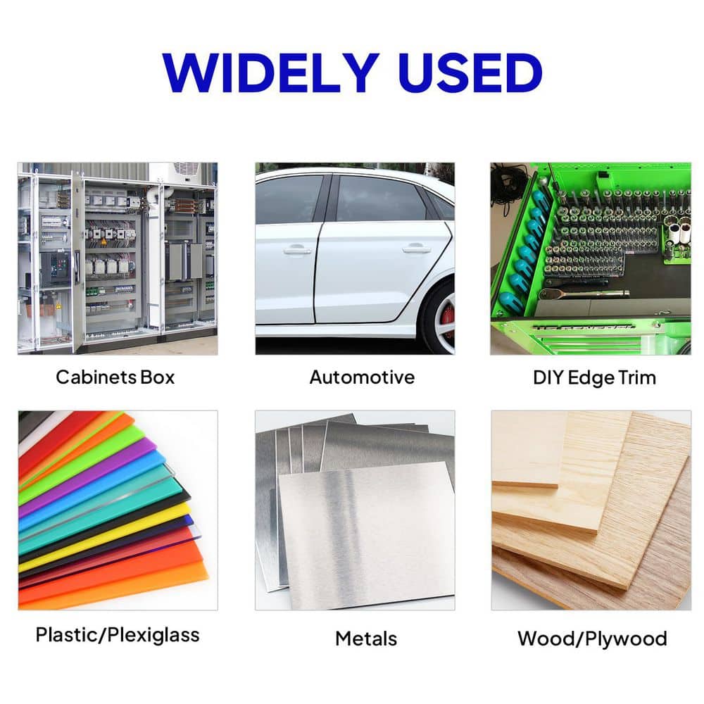 120 in. x 10 ft. x 0.5 in. x 1 in. Flexible, Durable, Easy to Install, Black with Metal Clips Edging 1-Pack - Hercitys