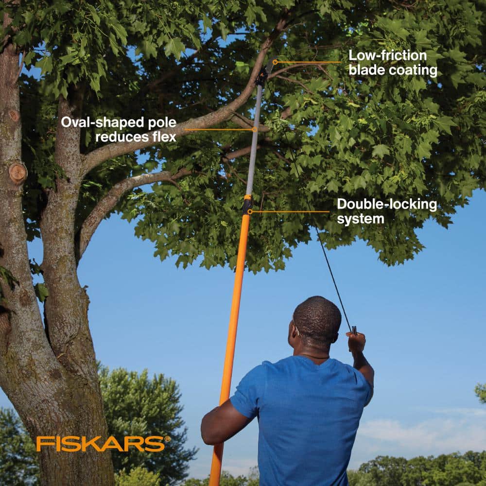 15 in. Steel Blade Tree Pruner and 8.5 in. Pruning Shears (2-Piece) - Hercitys