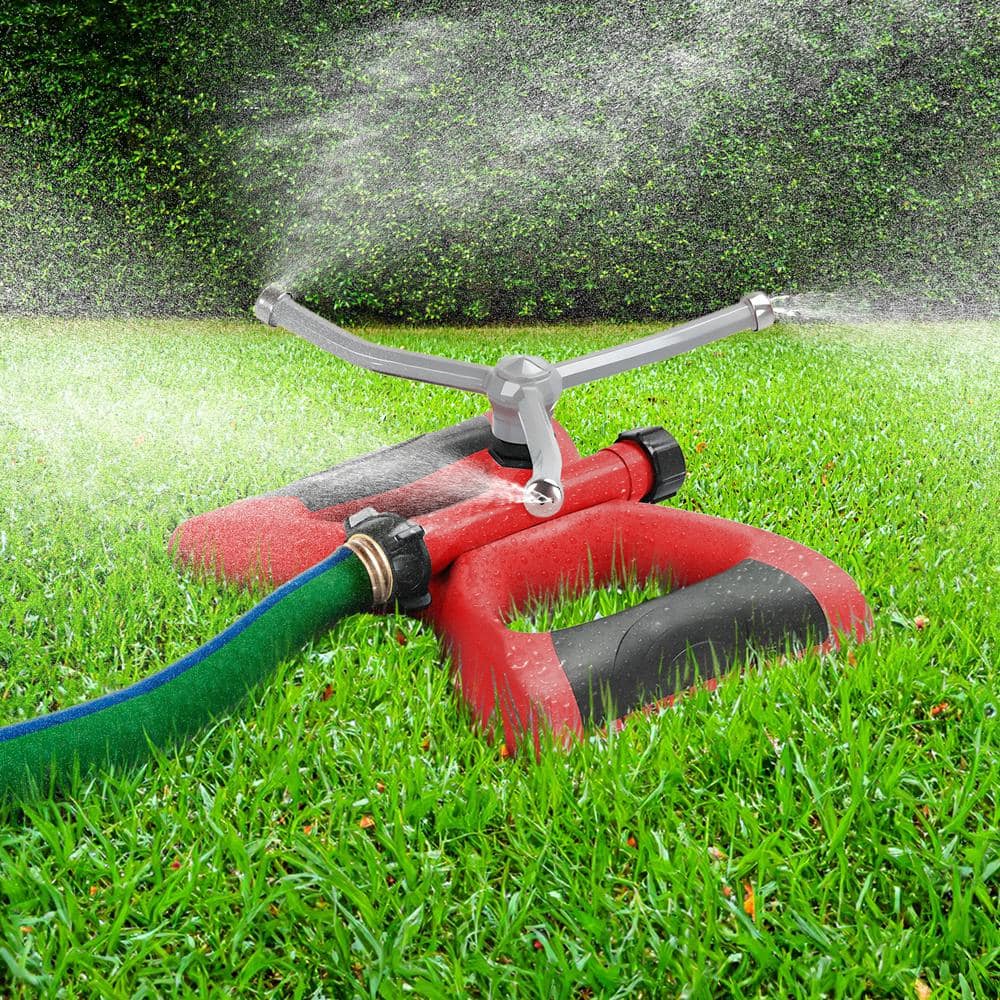 3600 sq. ft. Metal Oscillating Lawn Sprinkler - Hercitys
